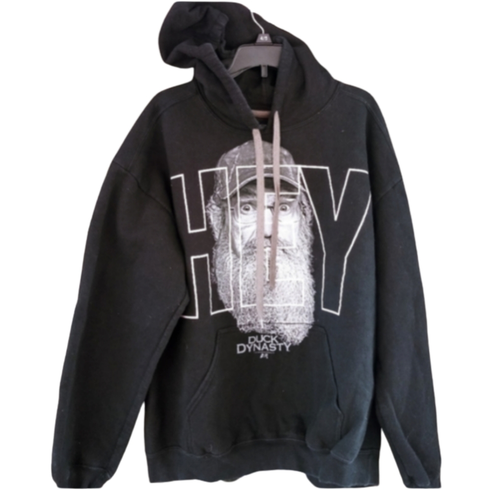 Ab) Black Hoodie Gildan Hey Sz Lg Duck Dynasty